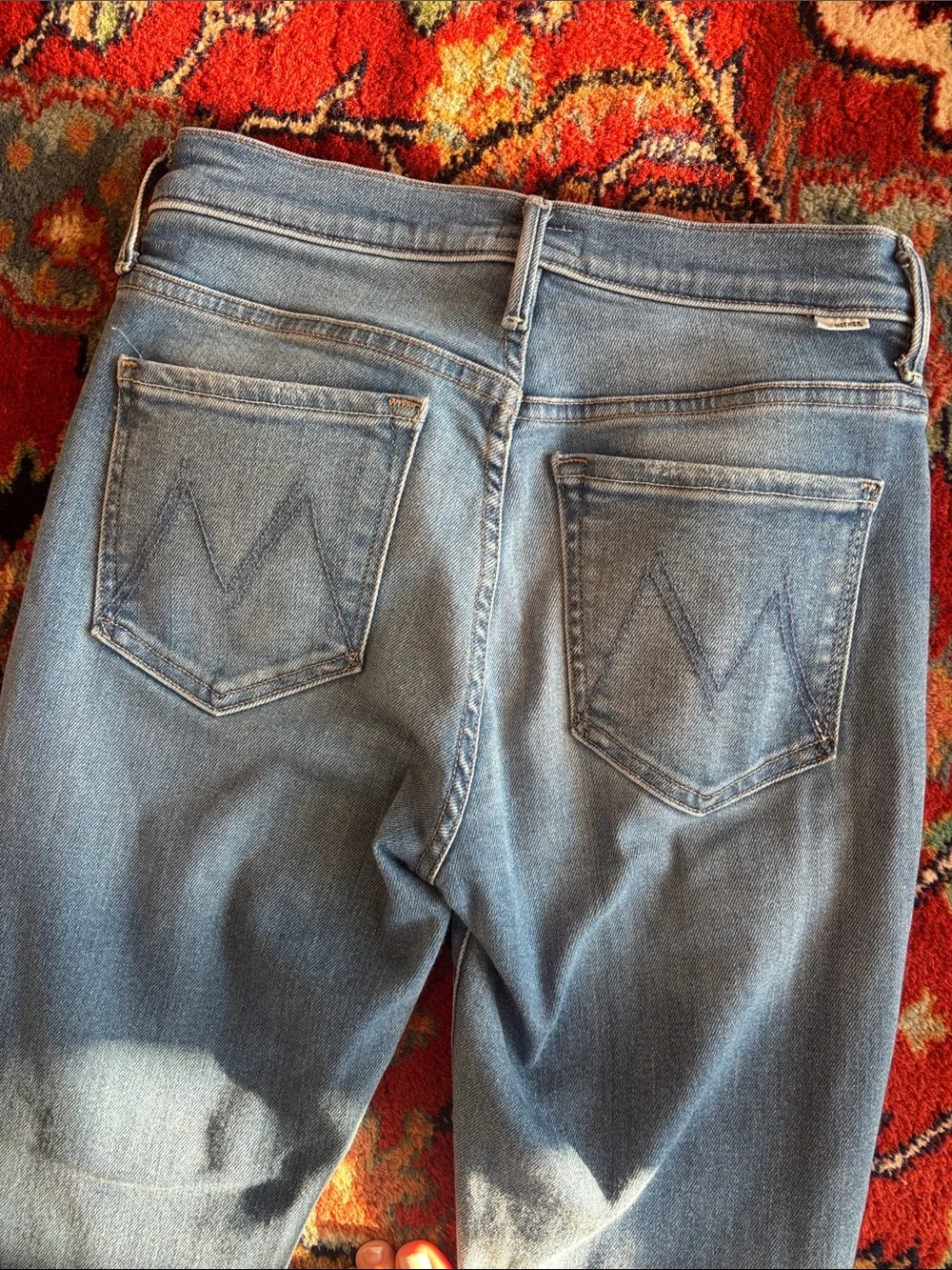 MOTHER Petite Lil Mother Lil Weekender High Rise Flare Jeans